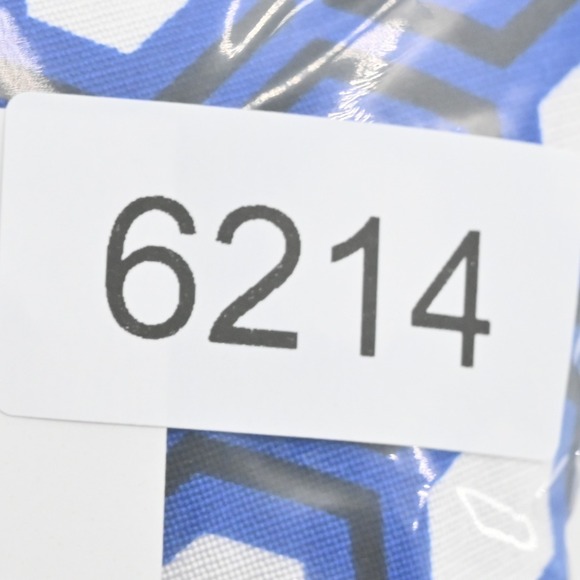 Diane Von Furstenberg Carrie Dress Size 6 Hexagon Dot Blue White Modern Retro - Picture 14 of 14